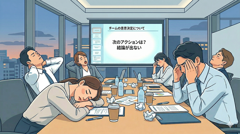 チームの意思決定が遅い？5つの型と使い分けガイド